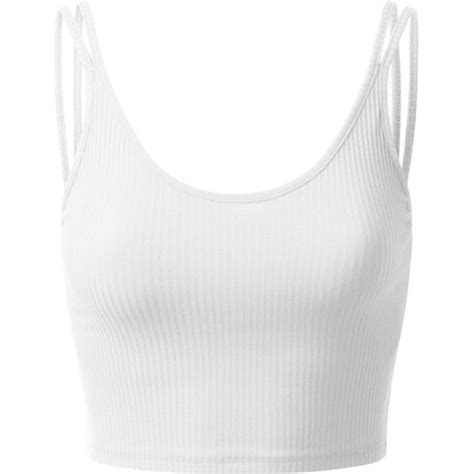 White Ribbed Crop Top Stylish And Versatile