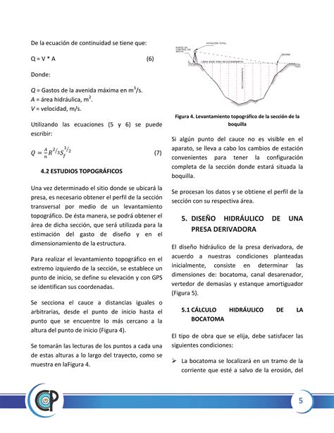 Diseño hidráulico y estructural de presas derivadoras PDF