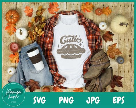 Cutie Pie SVG Fall Babe Onesie Svg Thanksgiving Svg Baby Etsy