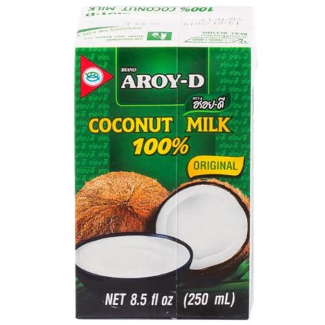 Купить кокосовое молоко Aroy-D 250 мл в Москве | Кешью-Шоп