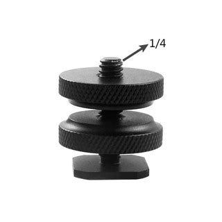 Double Hot Shoe Connector Camera Screw Hot Shoe Boots Adapter Shopee Thailand