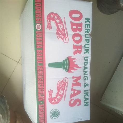 jual kerupuk udang  ikan cap obor mas  kg shopee indonesia