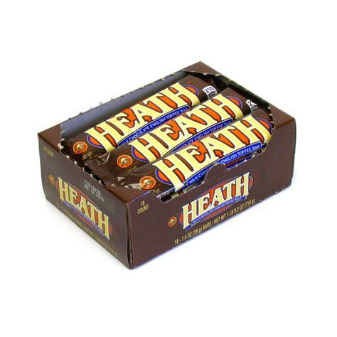 HEATH Milk Chocolate English Toffee Bars (1.4-Ounce Bars, Pack of 18 ...