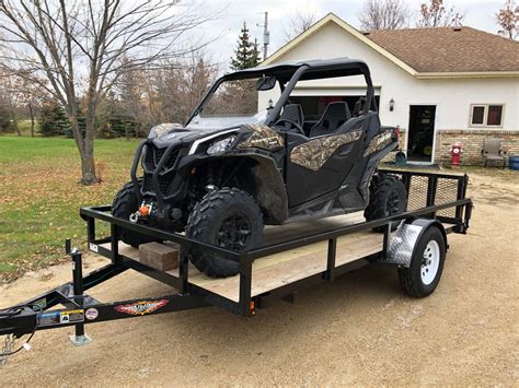E-Track for tie down on utility trailer | Can-Am Maverick Forum