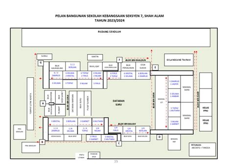 pelan lantai kedudukan kelas