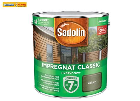 Impregnat Classic Hybrydowy Zielony 2 5L Sadolin 5330239 Cena