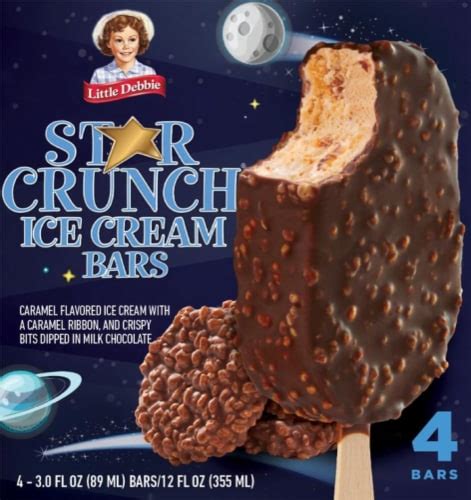 Little Debbie Star Crunch Ice Cream Bars 4 Ct 3 Oz Kroger
