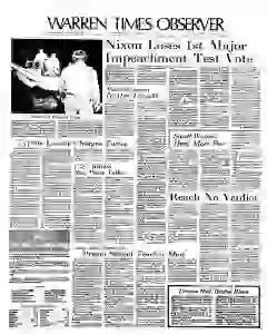 Warren Times Observer Archives, Jul 27, 1974, p. 1