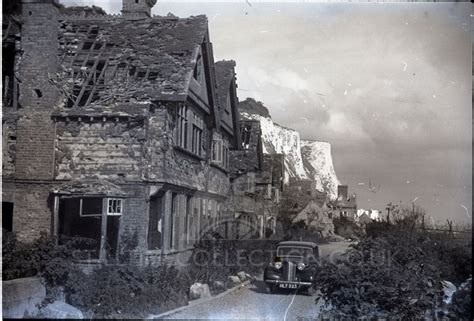 Places St Margarets Bay Shelling Damage Wreckage Dover Castle Harbour