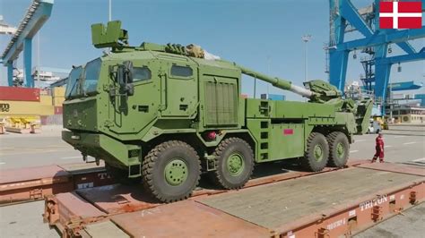 Delivery Of The First Atmos Self Propelled Howitzer And Puls Rocket