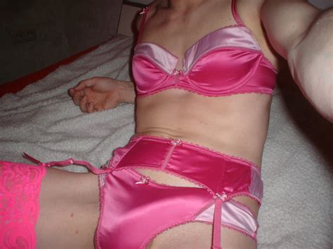 Leatransteen In Pink Satin Lingerie 18 Pics XHamster