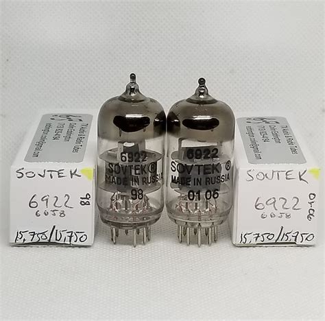 sovtek  perfectly matched pair nos dj ecc ecc  reverb
