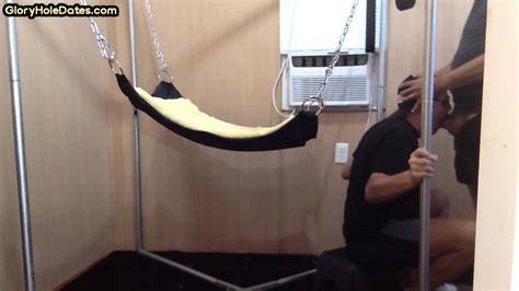 Deepthroating Mature Gay Fucked In Sling In Homemade Anal