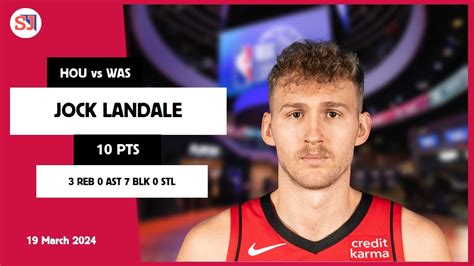 Jock Landale Pts Reb Ast Blk Stl Vs Was Hou