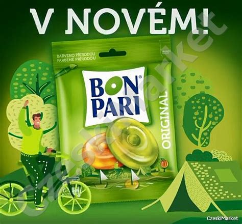 Bon Pari orginal oryginał - Bonpari owocowe cukierki 90 g roślinne ...