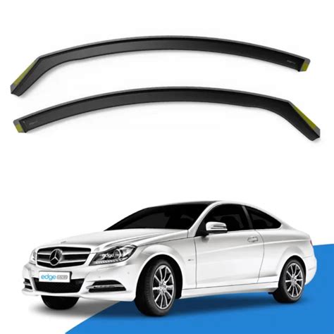 MERCEDES C CLASS W204 2006 2015 3 Door Coupe Wind Deflectors 2pc