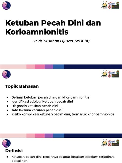 Ketuban Pecah Dini Ppt Pdf