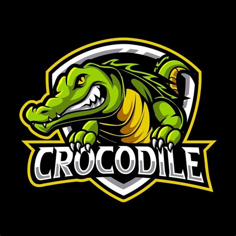 Crocodiles Mascot Logo Vector Design Illustration Vector Art