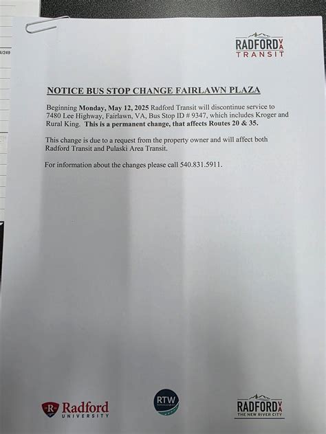 Radford Transit | Radford VA