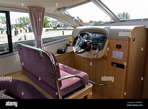 Steering Position In The Herbert Woods Broads Cruiser Sovereign Light