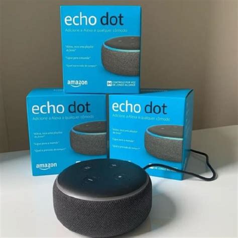 Alexa Echo Dot 3ª Geração Smart Speaker Original Lacrado Em Recife