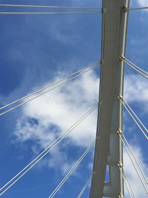 Suspended bridge structure stock image. Image of bright - 101187589