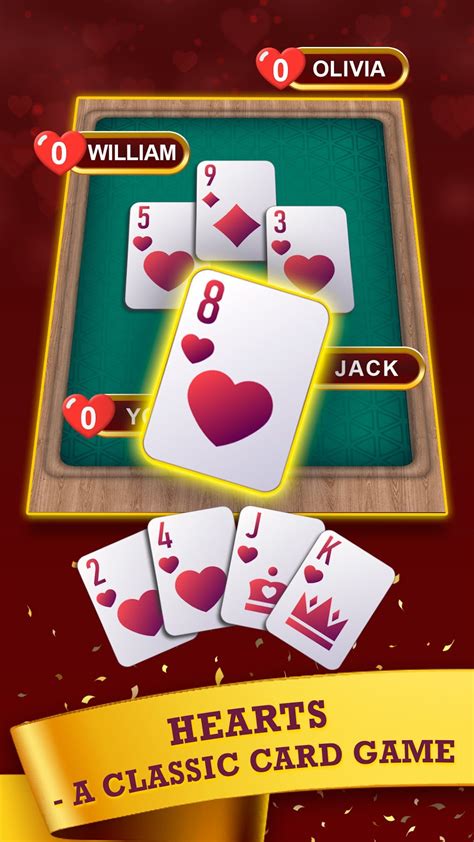 Hearts Classic Card Game Fun Android 版 下载