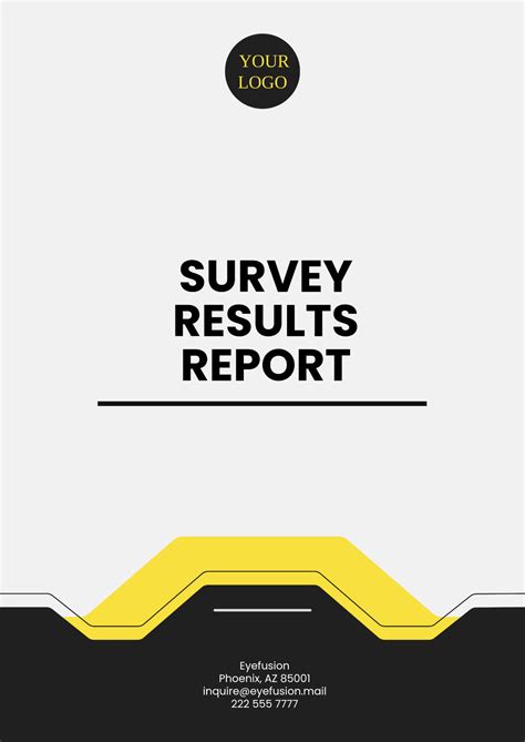 Free Survey Results Report Template To Edit Online