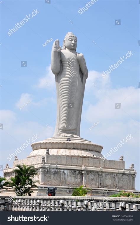 Buddha Statue Hussain Sagar Hyderabad India Stock Photo (Edit Now ...