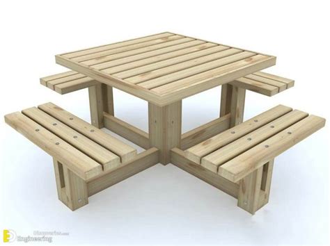 Beautiful Wooden Picnic Table Ideas Engineering Discoveries Wooden