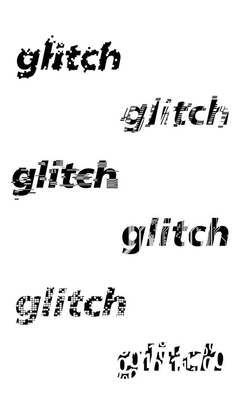 glitch visual explorations  behance