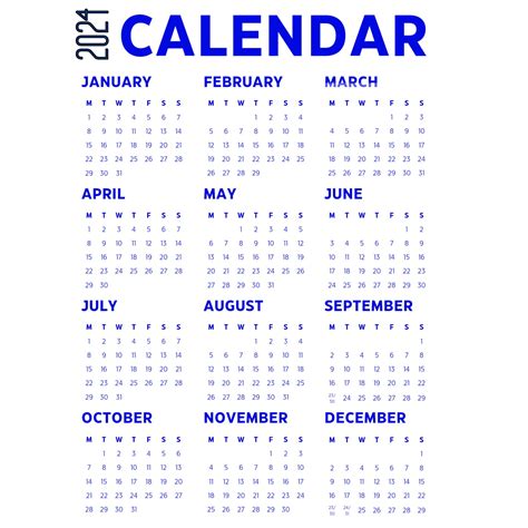 New Year Calendar Calendar Png Printable Calendar