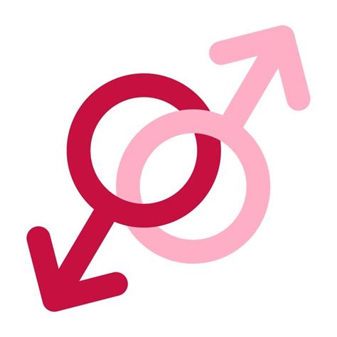 Casal gay amor no dia de São Valentim ícone vetor Vetor Premium