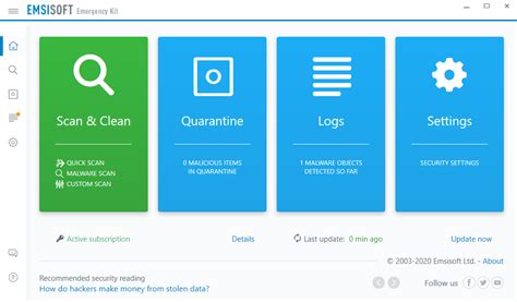 Emsisoft - Emergency Kit: Portable Malware & Virus Scanner