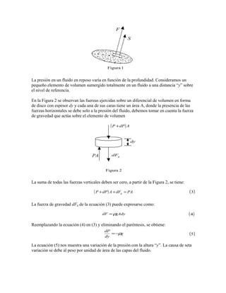 Lab Variaci N De La Presi N Con La Profundidad Pdf