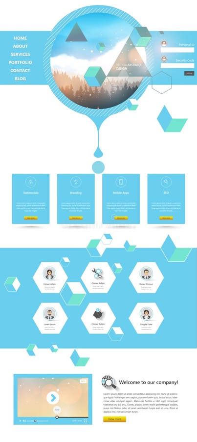 modern website template design stock illustration illustration  button design