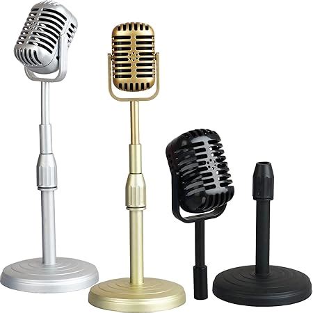 Amazon Facmogu Classic Retro Style Microphone Prop Fake Vintage