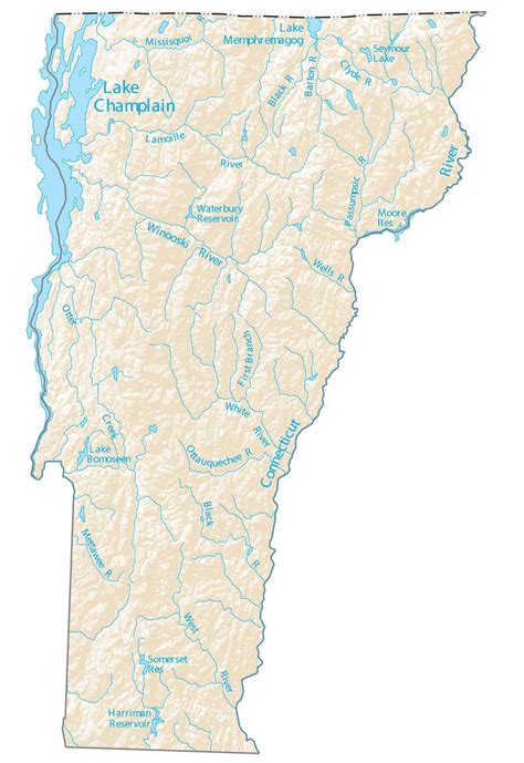 Map Of Vermont Cities And Roads Gis Geography