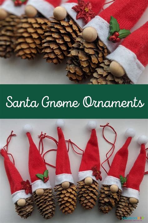 How To Make These Adorable Santa Gnome Ornaments Macaroni Kid Carver