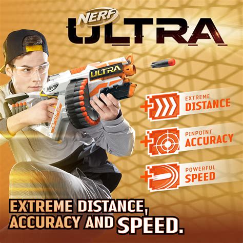 Nerf Ultra One Motorized Blaster -- High Capacity Drum -- 25 Official Nerf Ultra Darts, the ...