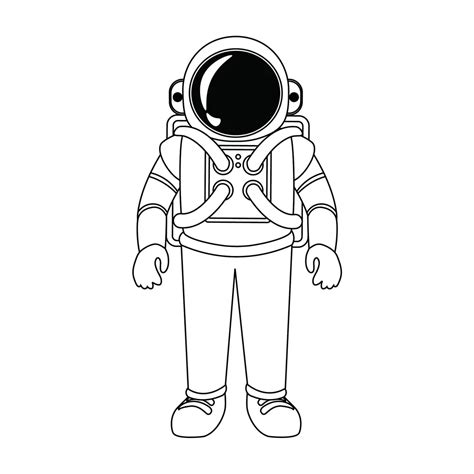draw  astronaut step  step