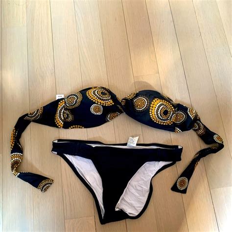 L Space Swim Lspace Bathing Suit Top With Black Bikini Bottom Poshmark