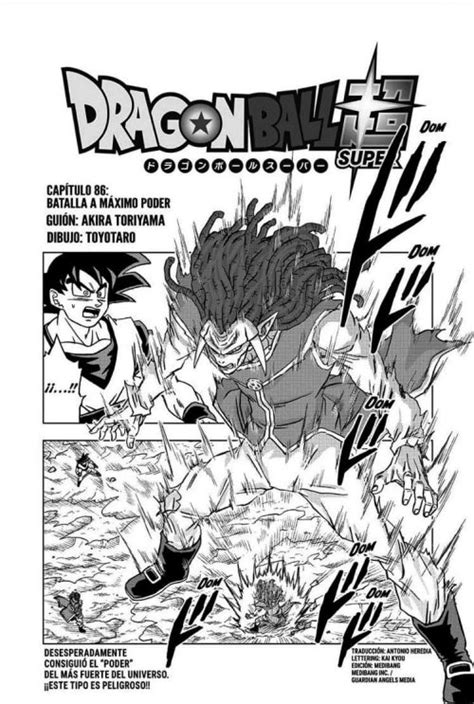 Dragon Ball Super Manga 86 Completo Online