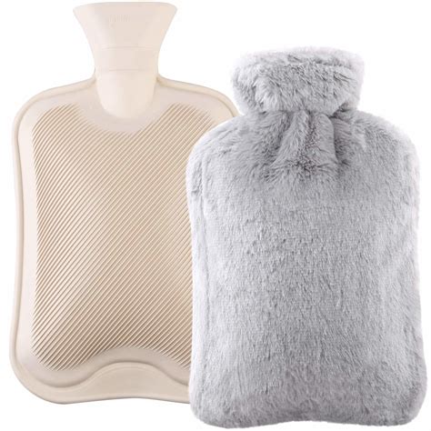 L Cosy Faux Fur Pom Pom Hot Water Bottle Hot Water Bottle And Hot Water Bag Price