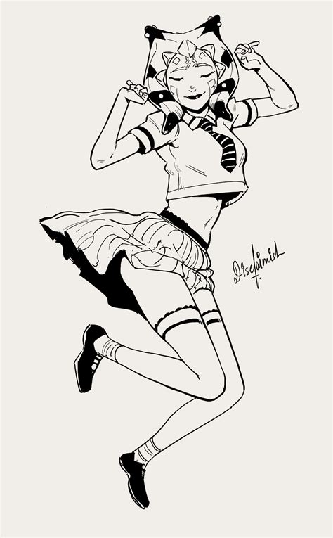 Ahsoka Tano Daily By Disclaimer Hentai Foundry