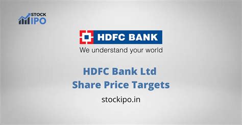 HDFC Bank Share Price Target 2023 2024 2025 2026 And 2030 StockIPO