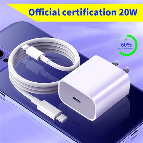 Pd W Type C Fast Charger With Cable For Ip Shopee Philippines