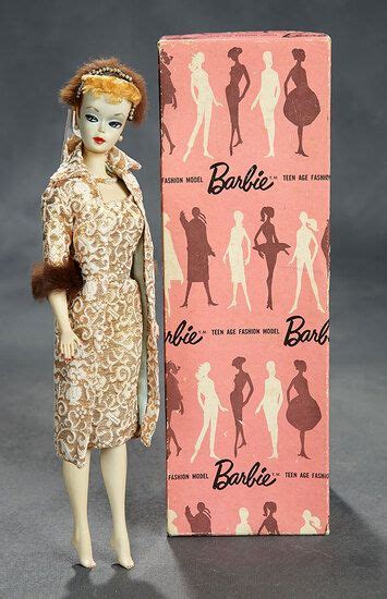 Blonde Ponytail Barbie Mattel Evening Splendor Dressed Display Box