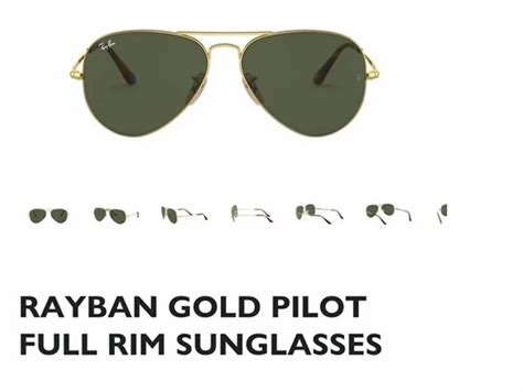 Men Golden Aviator Sunglasses At Rs 7999 Piece Aviator Sunglasses In