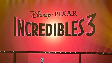 The Incredibles 3 Officially Confirmed With Brad Bird Returning D23 2024